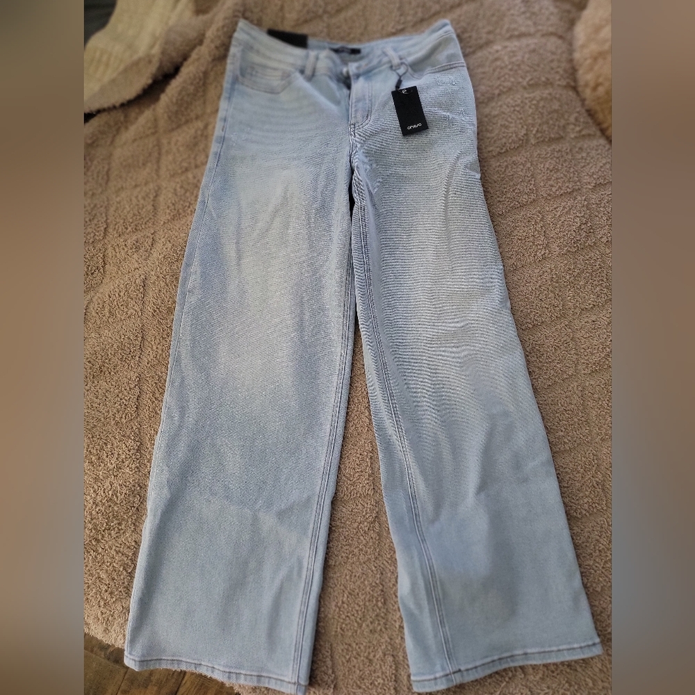 Oneso Wide Leg Jean | Light Blue | Size 30 - Picture 3 of 9